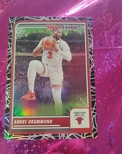 2023-24 Panini Haunted Hoops Orange #33 Andre Drummond — front