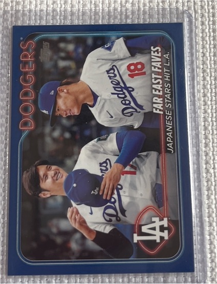 2024 Topps Update #US13 Far East Faves Shohei Ohtani / Yoshinobu Yamamoto — front