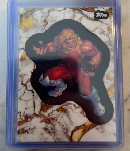 2025 Topps Marvel Comic Book Heroes 1975 Golden Anniversary #138 Sabretooth — front