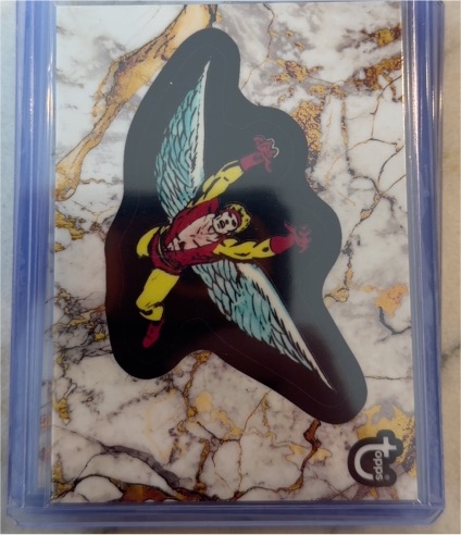 2025 Topps Marvel Comic Book Heroes 1975 Golden Anniversary #28 Angel — front
