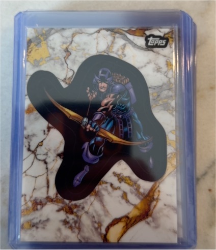2025 Topps Marvel Comic Book Heroes 1975 Golden Anniversary #70 Hawkeye — front