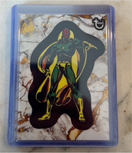 2025 Topps Marvel Comic Book Heroes Golden Anniversary #56 Vision — front