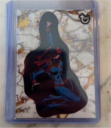 2025 Topps Marvel Comic Book Heroes #1 Black Widow — front