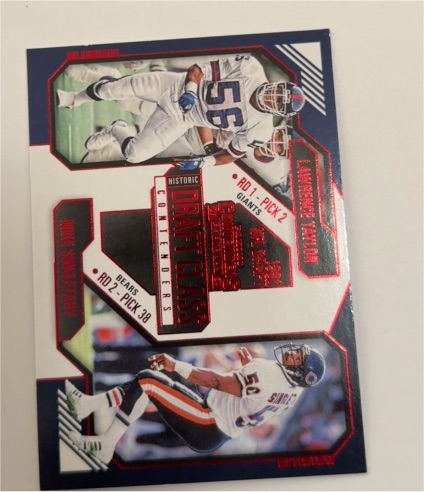 2024 Panini Contenders #5 Lawrence Taylor / Mike Singletary Historic Draft Class — front