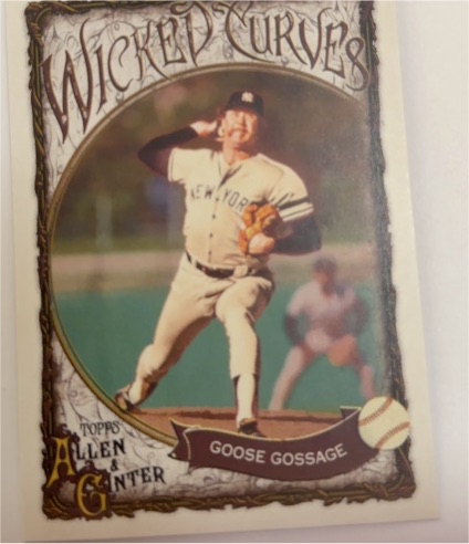 2025 Topps Allen & Ginter #WC-39 Goose Gossage Wicked Curves — front