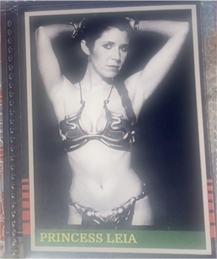Princess Leia Photo Card — front