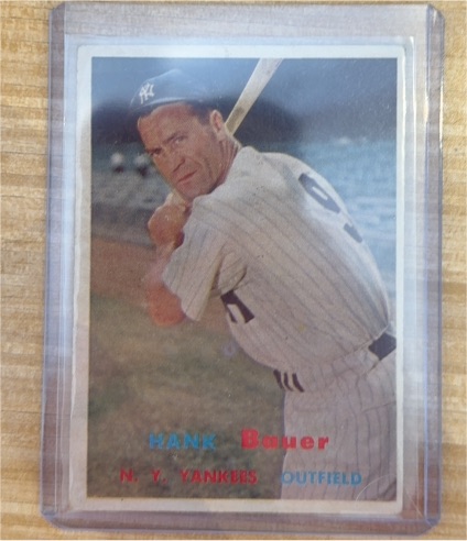 1957 Topps #240 Hank Bauer — front