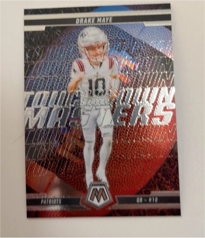 2025 Panini Mosaic Touchdown Masters #9 Drake Maye — front