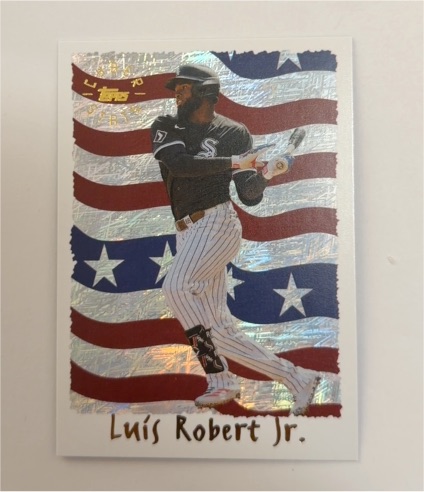 2025 Topps Archives #95C-17 Luis Robert Jr. 1995 Topps Cyberstats — front