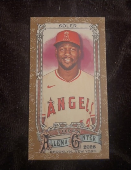 2025 Topps Allen & Ginter #167 Jorge Soler — front