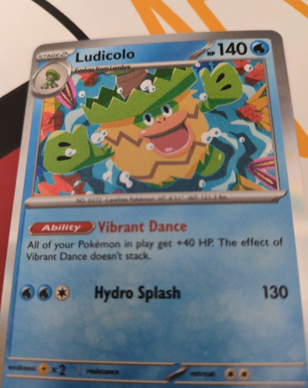 2023 Pokémon SV09: Journey Together #037 Ludicolo — front