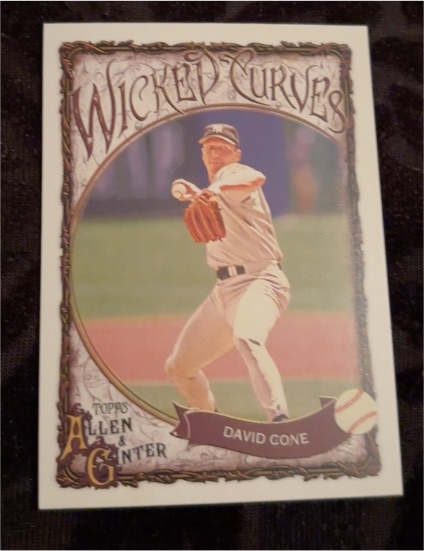 2025 Topps Allen & Ginter #WC-18 David Cone Wicked Curves — front