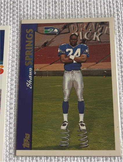 1997 Topps #397 Shawn Springs — front
