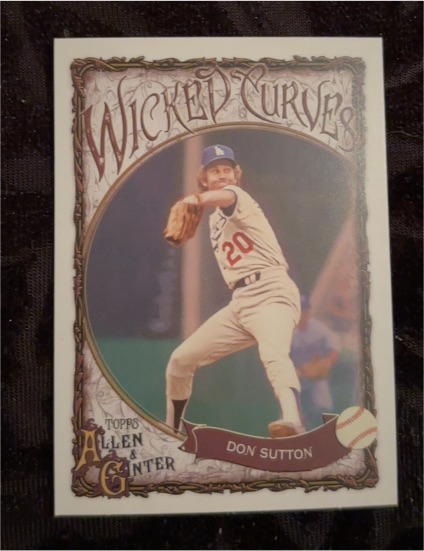 2025 Topps Allen & Ginter #WC-36 Don Sutton Wicked Curves — front