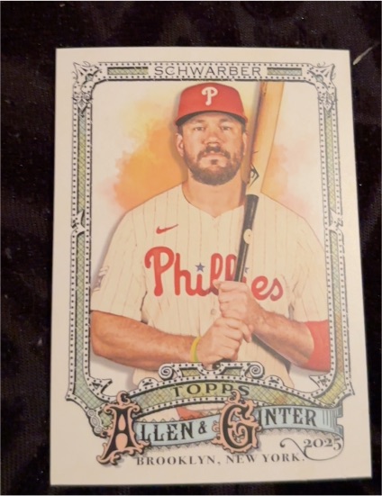 2025 Topps Allen & Ginter #246 Kyle Schwarber — front