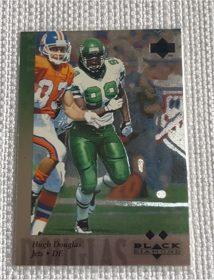 1997 Upper Deck Black Diamond #114 Hugh Douglas — front