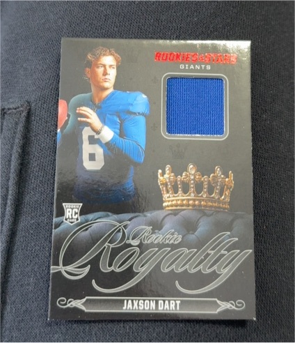 2025 Panini Rookies & Stars Rookie Royalty #RR-JDT Jaxson Dart — front