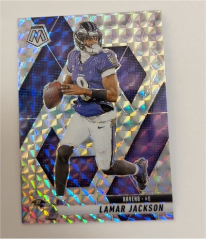 2025 Panini Mosaic #3 Lamar Jackson — front
