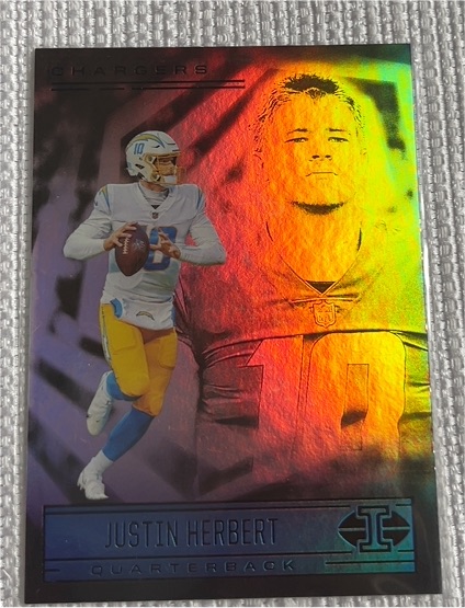 2021 Panini Illusions #28 Justin Herbert — front