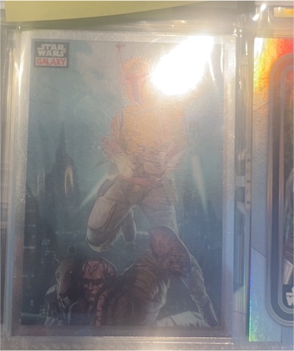 2023 Topps Star Wars Galaxy Chrome #72 Boba Fett Bounty Acquired — front