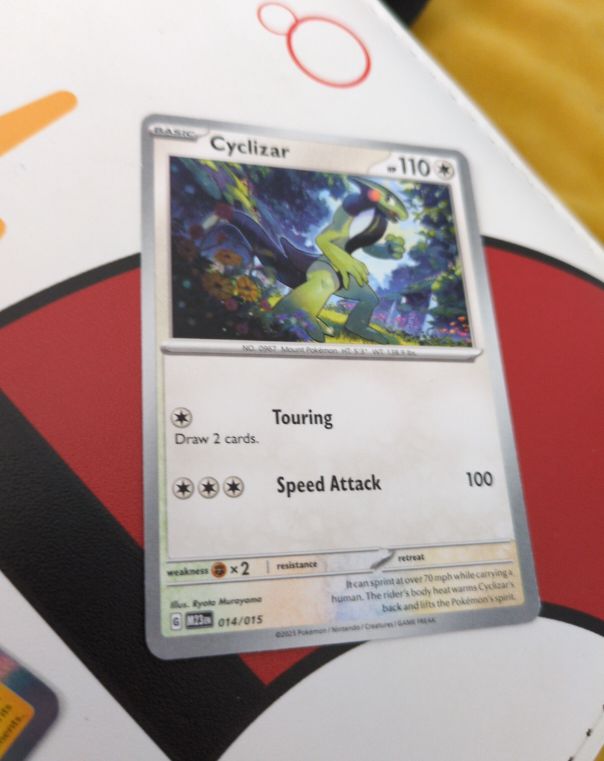 2023 Pokémon McDonald's #014 Cyclizar — front