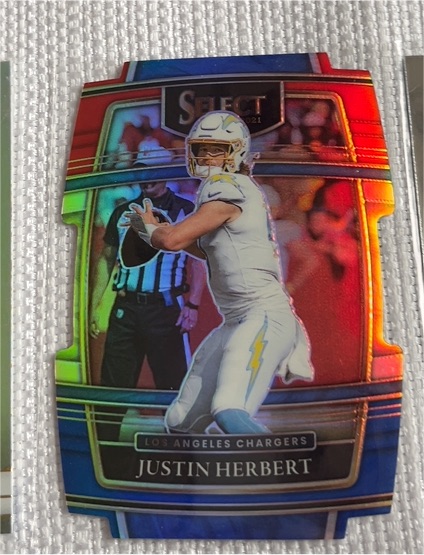 2021 Panini Select #19 Justin Herbert — front
