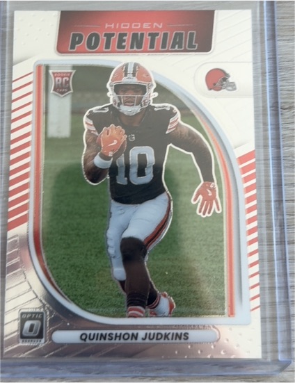 2025 Donruss Optic #7 Quinshon Judkins Hidden Potential — front