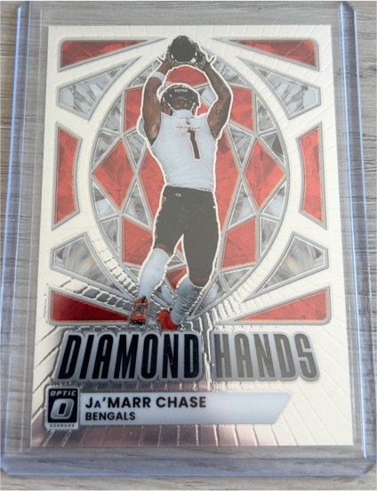 2025 Panini Donruss Optic #6 Ja'Marr Chase Diamond Hands — front