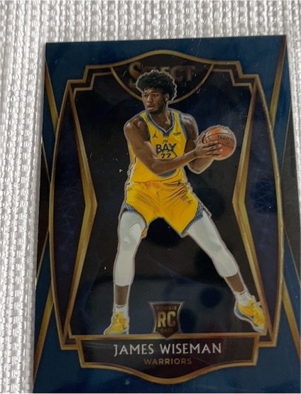 2020-21 Panini Select #184 James Wiseman Premier Level Rookie — front