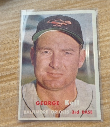 1957 Topps #230 George Kell — front