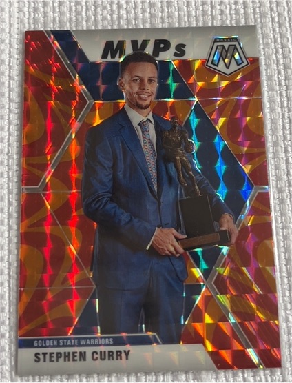 2019-20 Panini Mosaic MVPs #299 Stephen Curry — front