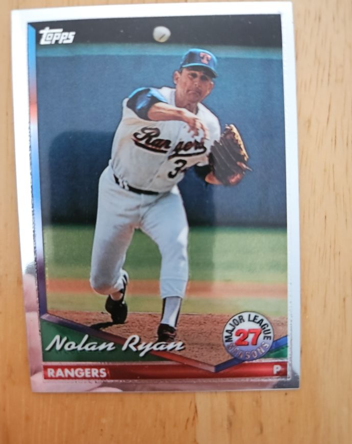 1994 Topps #27 Nolan Ryan — front