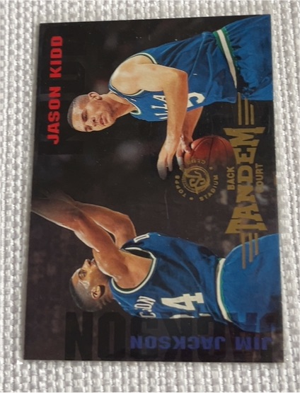 1994-95 Topps Stadium Club #280 Jason Kidd / Jim Jackson Back Court Tandem — front