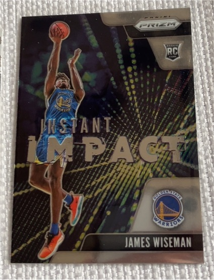 2020-21 Panini Prizm #11 James Wiseman Instant Impact — front