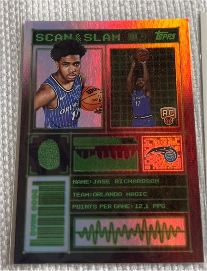 2025-26 Topps Scan & Slam #SS-50 Jase Richardson — front