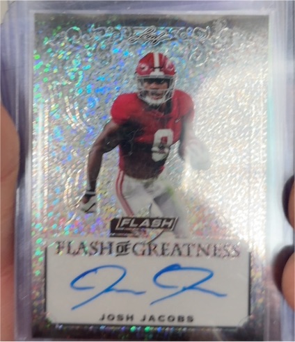 2019 Leaf Flash #FG-JJ1 Josh Jacobs — front