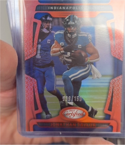 2025 Panini Certified #43 Jonathan Taylor — front