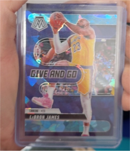 2024-25 Panini Mosaic #82 LeBron James Give And Go — front