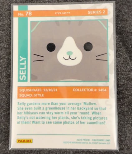 2025 Panini Squishmallows Prizm #78 Selly — front