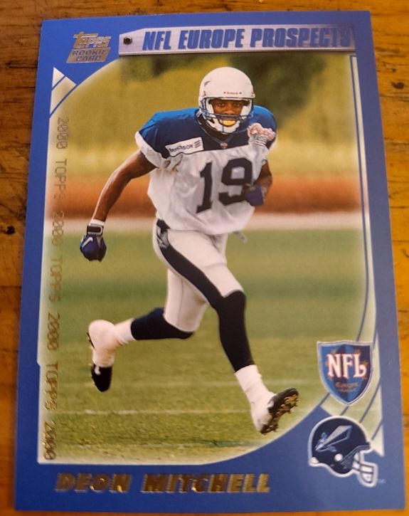 2000 Topps NFL Europe Prospects Deon Mitchell — front