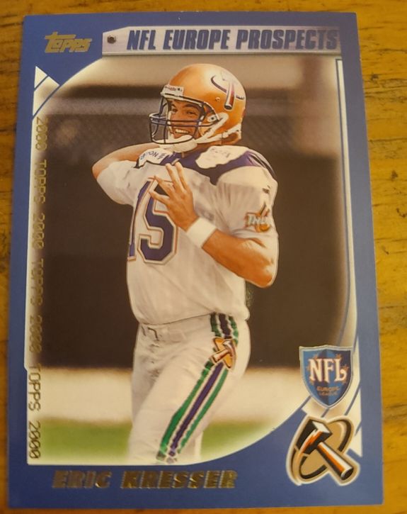 2000 Topps NFL Europe Prospects #2000 Eric Kresser — front