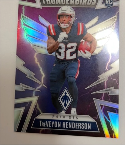 2025 Panini Phoenix Thunderbirds #36 TreVeyon Henderson Rookie — front