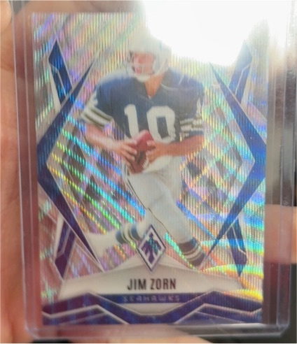 2025 Panini Phoenix #139 Jim Zorn Wave Prizm — front
