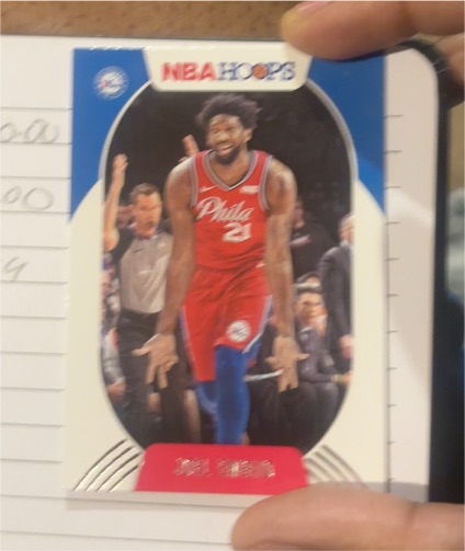 2020-21 Panini NBA Hoops #138 Joel Embiid — front