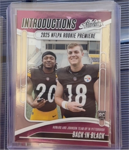 2025 Panini Absolute #I-WHD Will Howard Kaleb Johnson — front