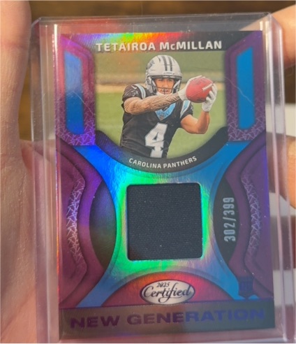 2025 Panini Certified #302 Tetairoa McMillan — front