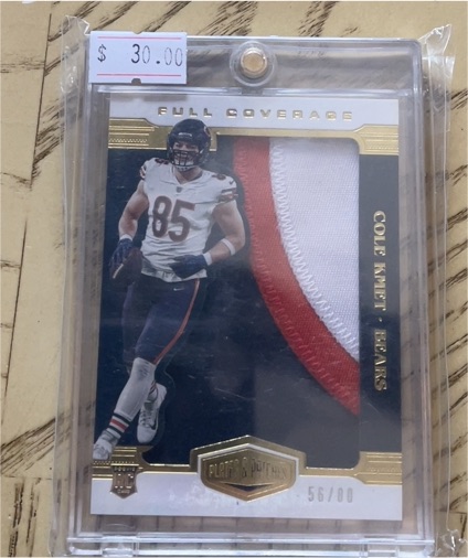 2022 Panini Playbook Full Coverage #56 Cole Kmet — front