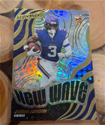 2025 Panini Revolution #18 Jordan Addison New Wave — front