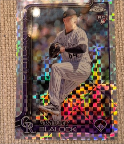 2025 Topps Chrome #289 Bradley Blalock — front