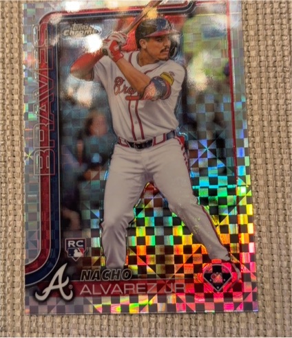 2025 Topps Chrome #75 Nacho Alvarez Jr. — front